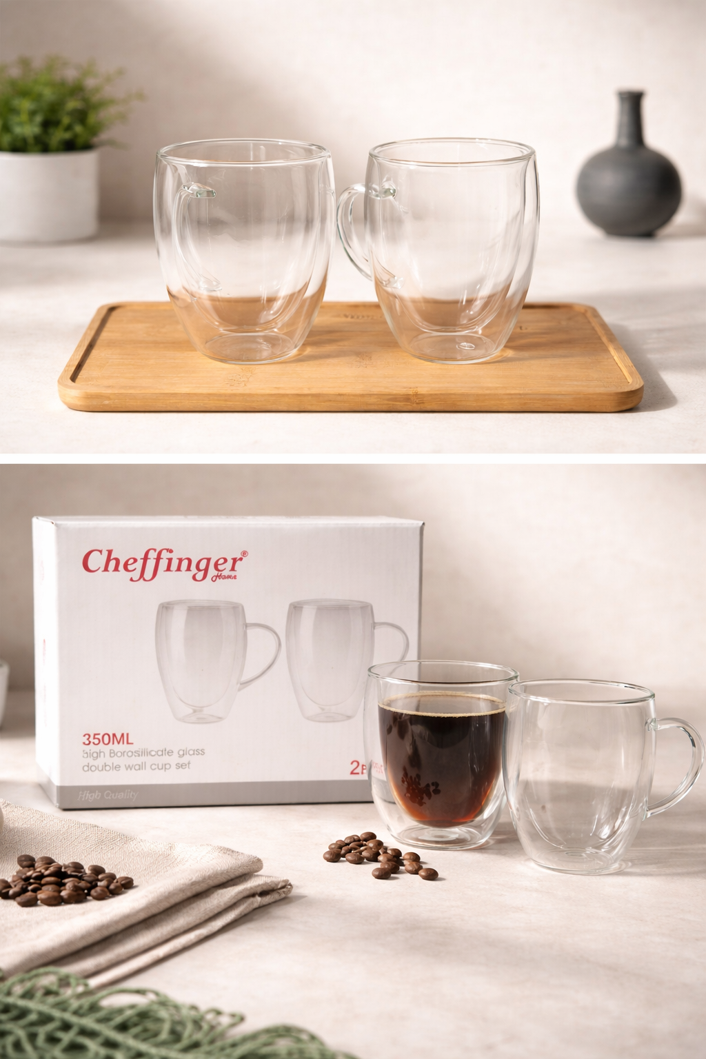 Thermogläser doppel 350ml